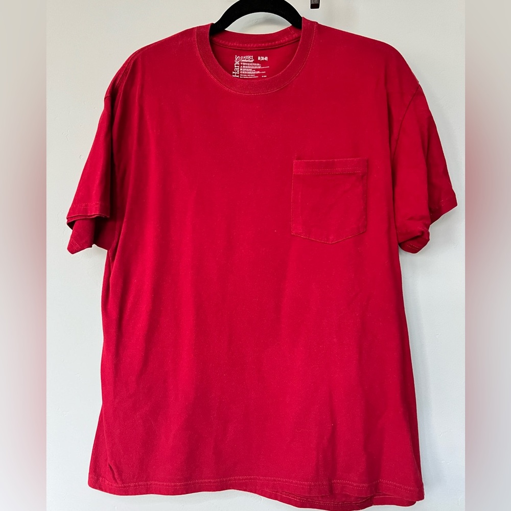 Men’s Hanes Cotton Short Sleeve T-Shirt | size M